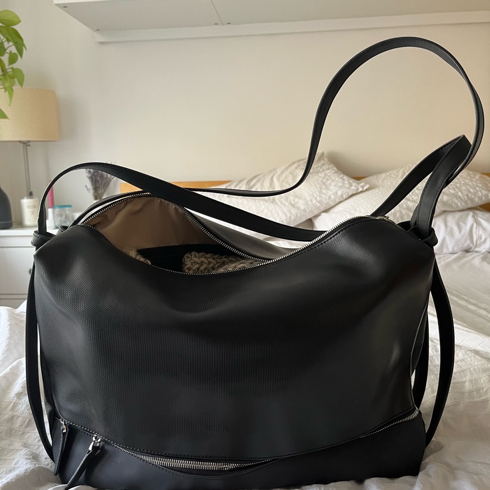 Geox leather duffle bag